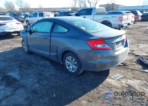2012 Honda Civic Lx из США, поврежденный, VIN 2HGFG3B55CH503573